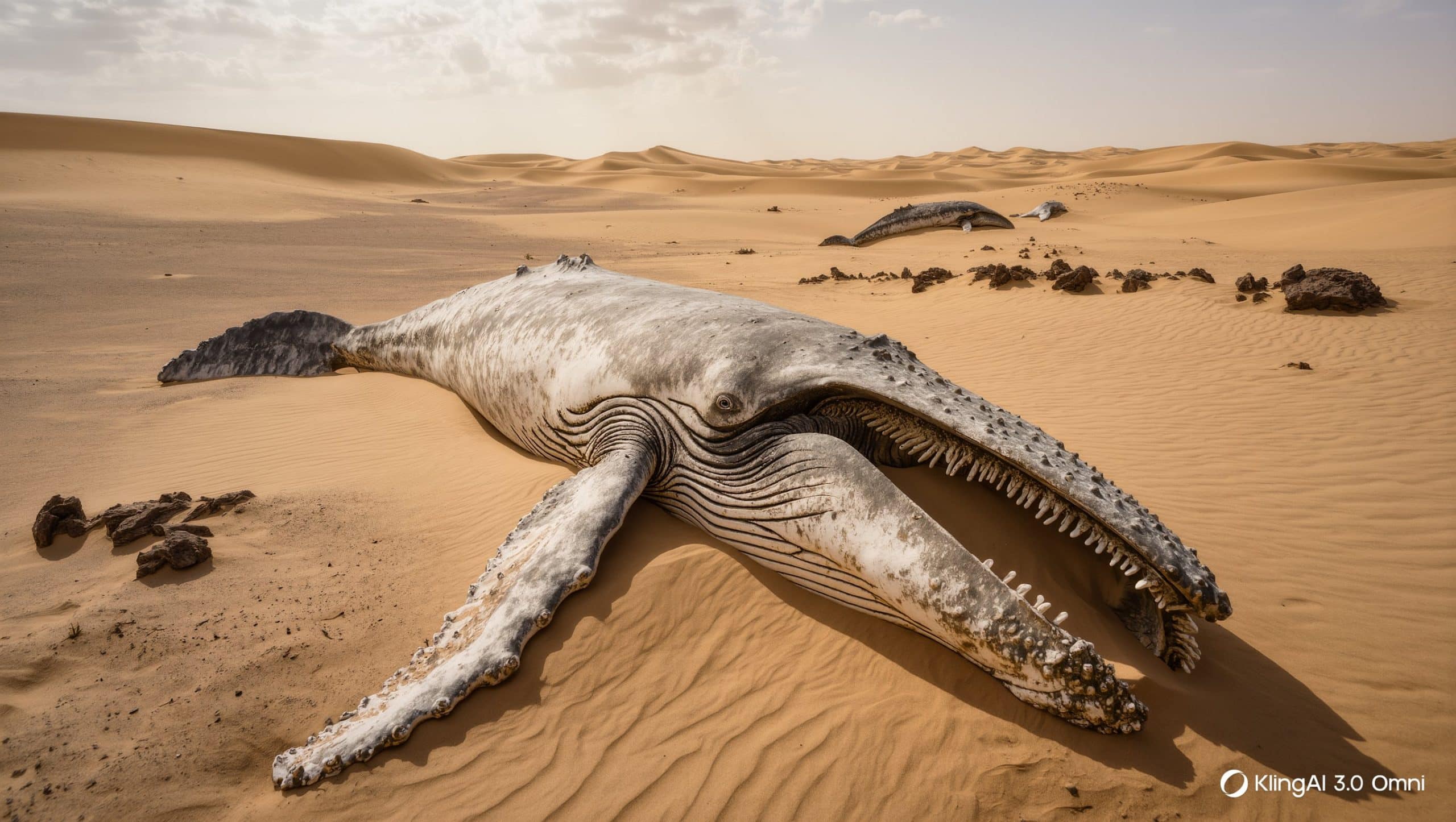 plano general fosiles ballenas desierto