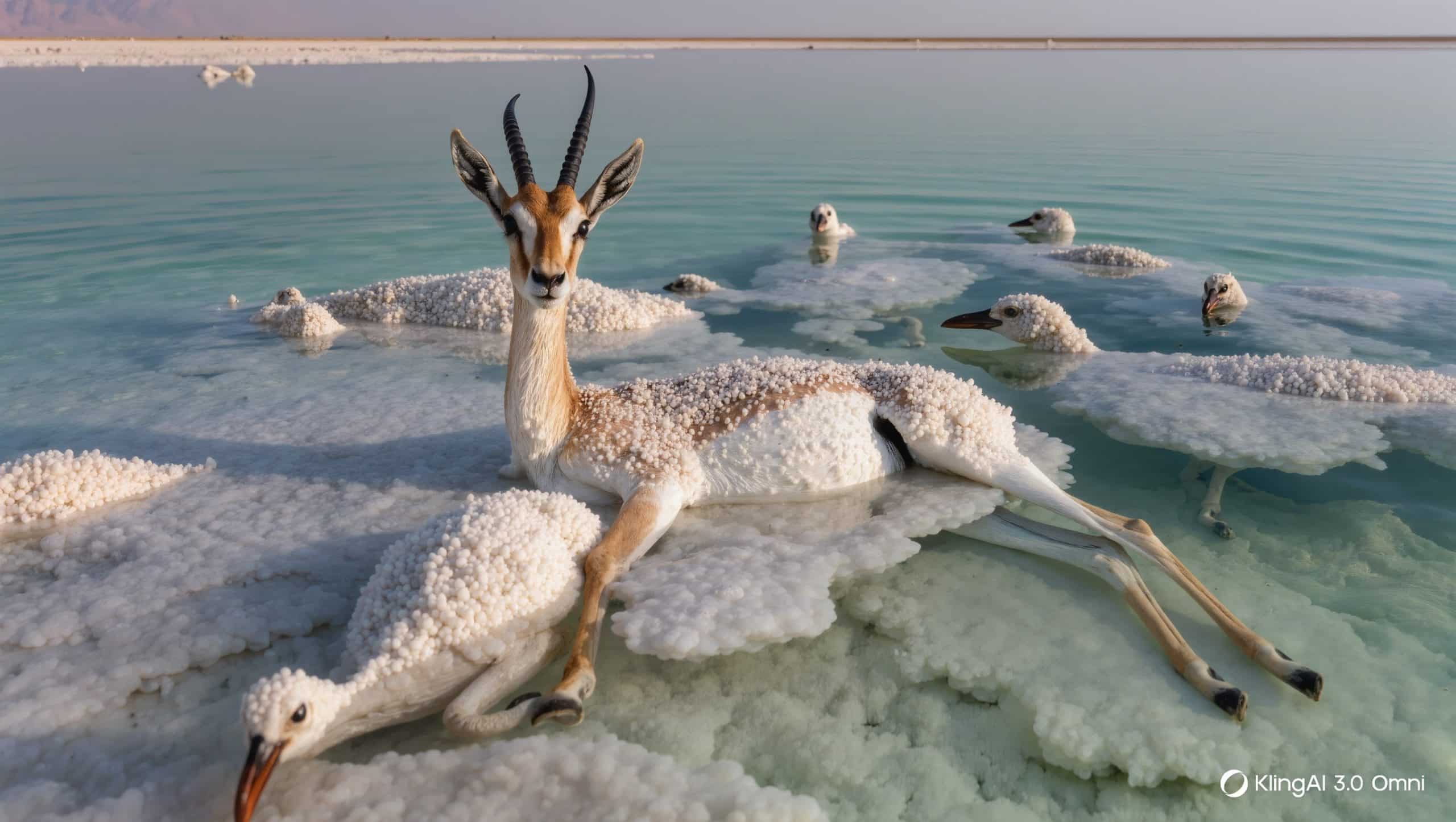 detalle lago natron momifica animales