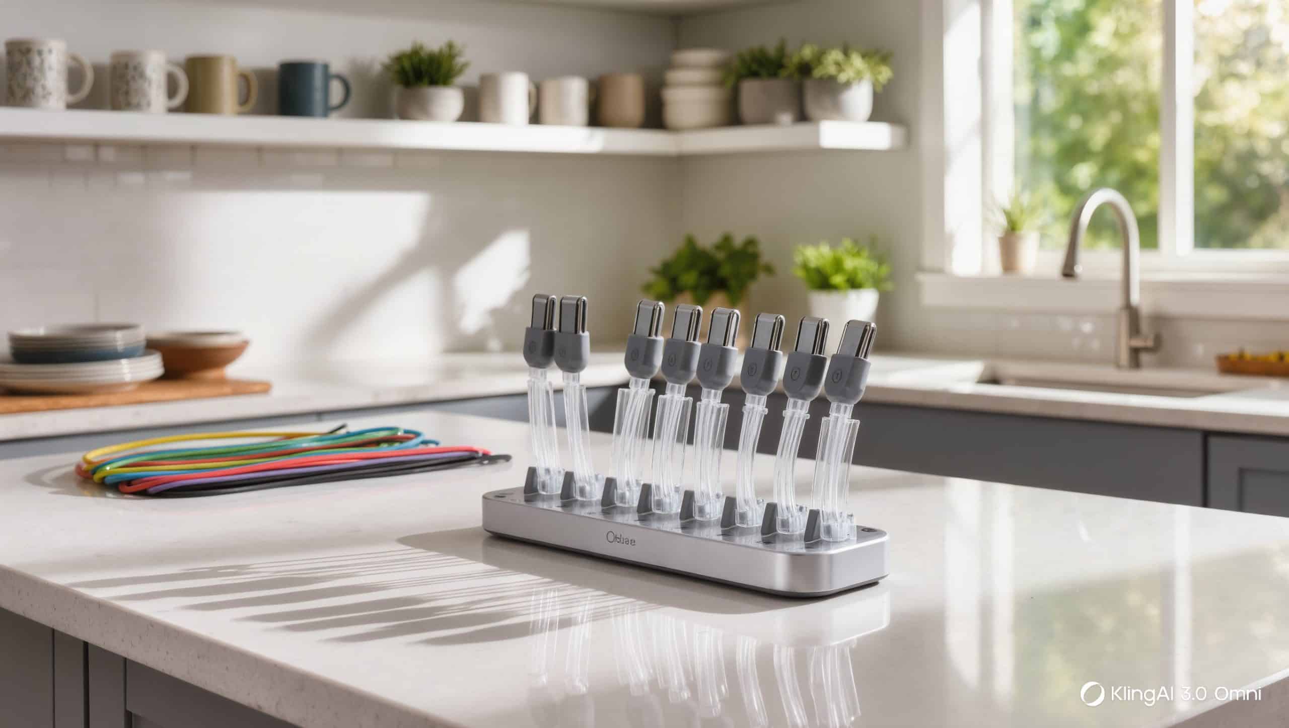 Clips organizadores cables adhesivos - detalle alternativo slotC
