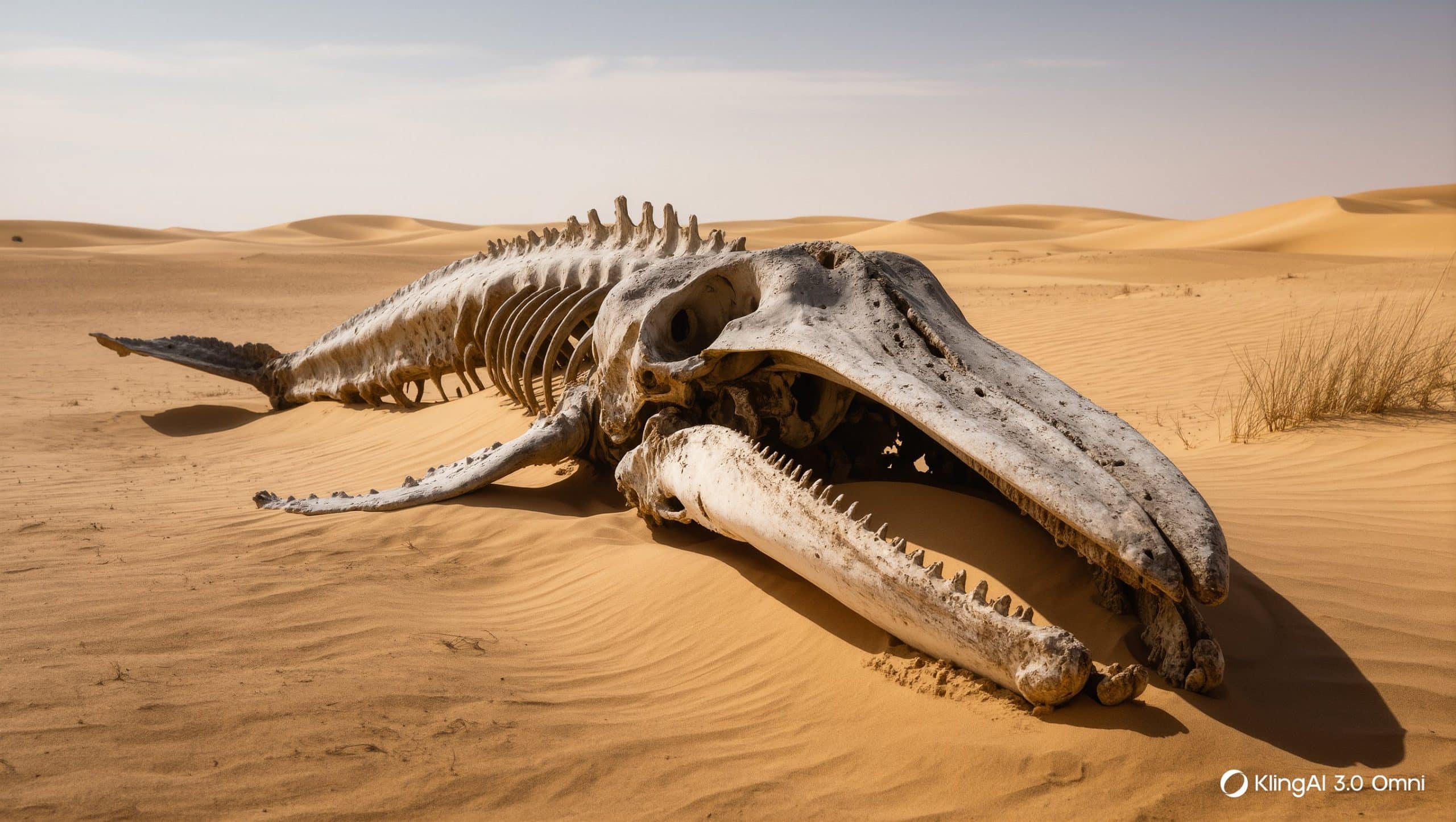 fosiles de ballenas en el desierto sahara