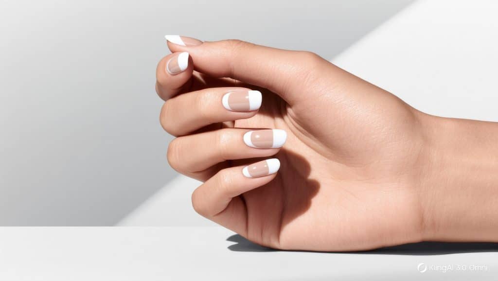 manicura francesa moderna