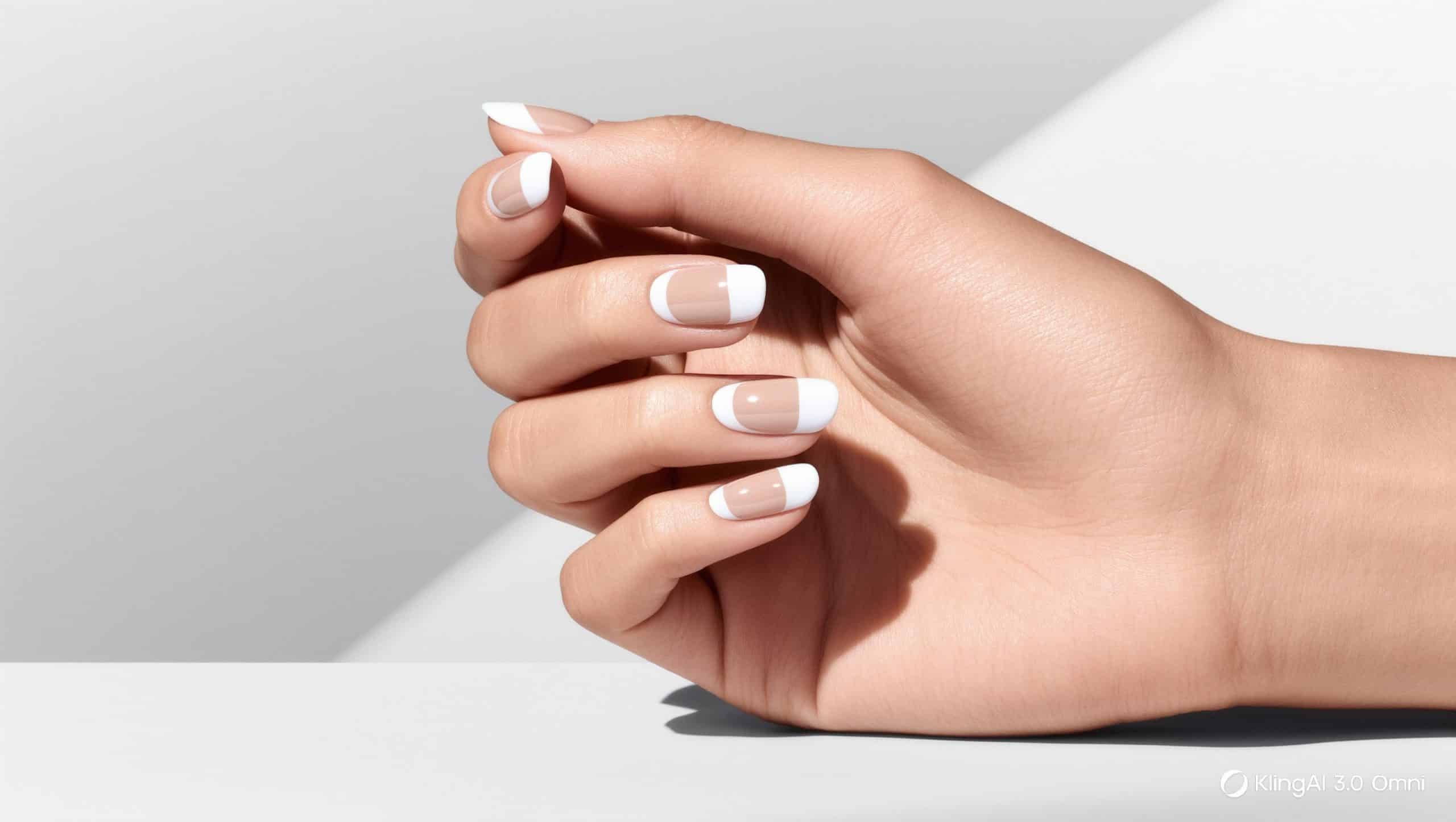 manicura francesa moderna