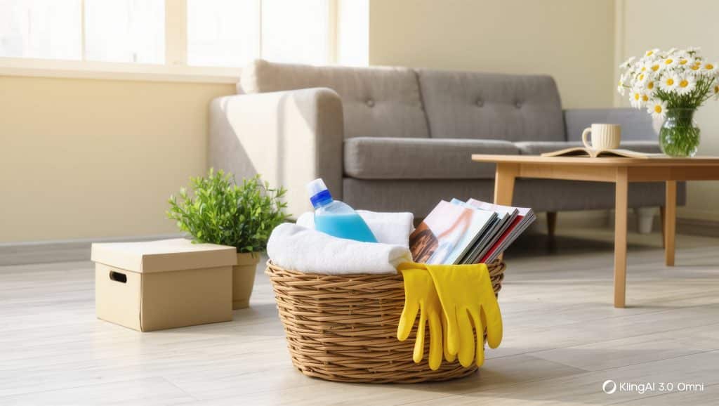 cesta rescate para ordenar la casa