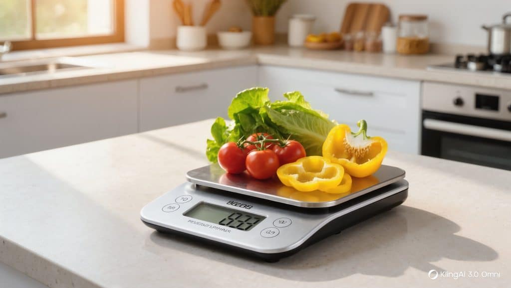 bascula cocina digital ahorro desperdicio